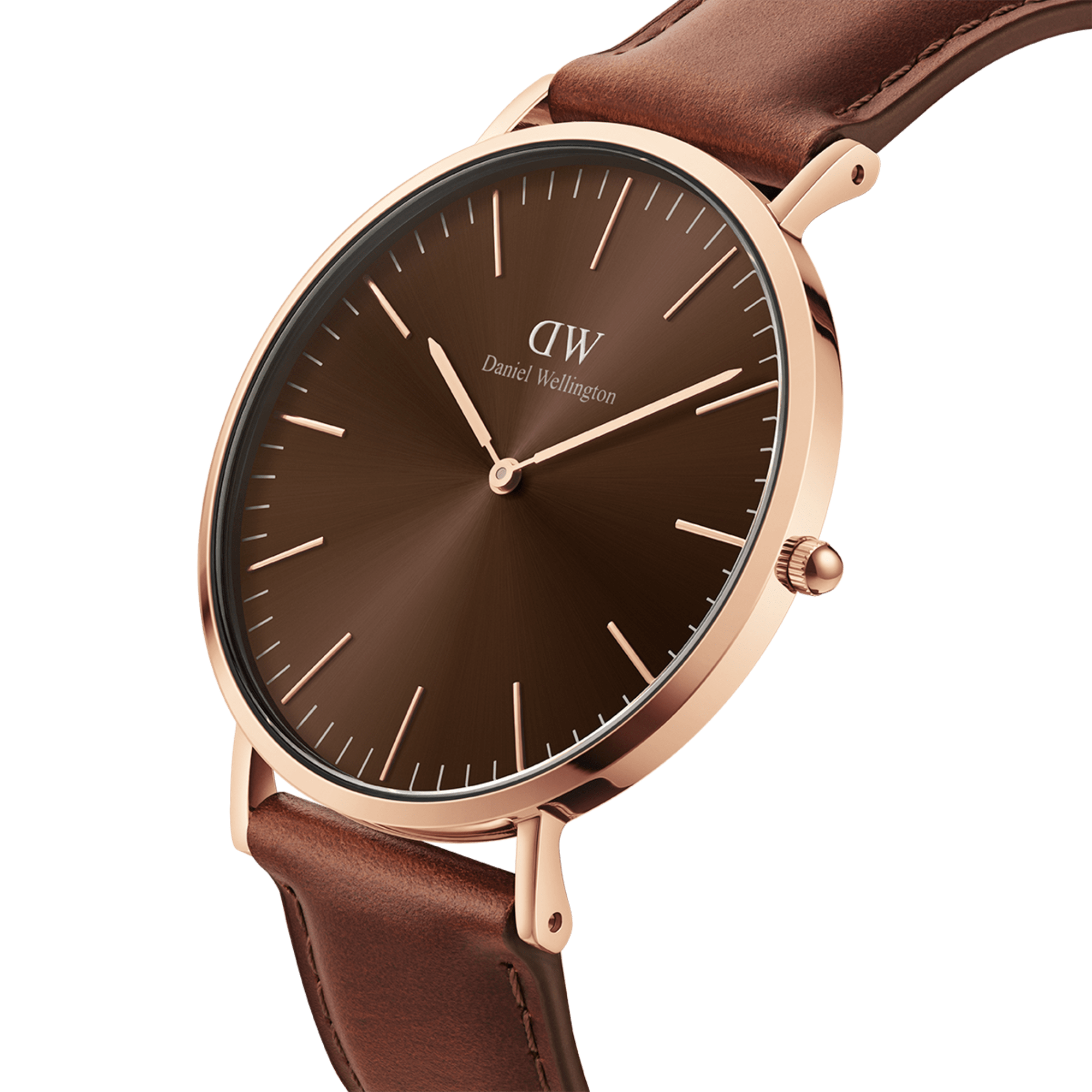 DW Classic St Mawes Amber Rose Gold Watch