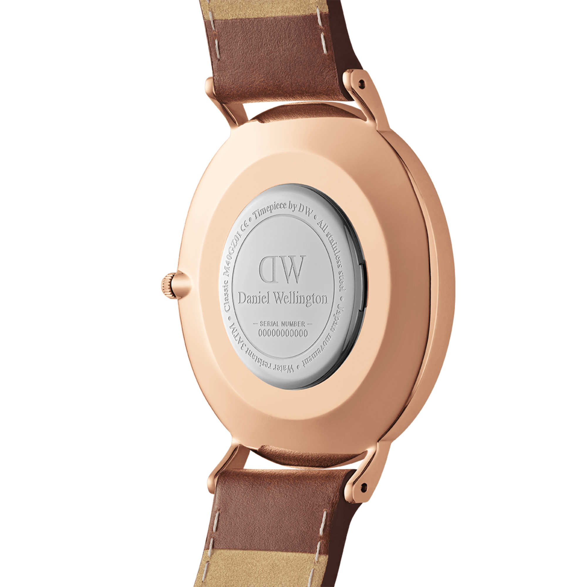 DW Classic St Mawes Amber Rose Gold Watch