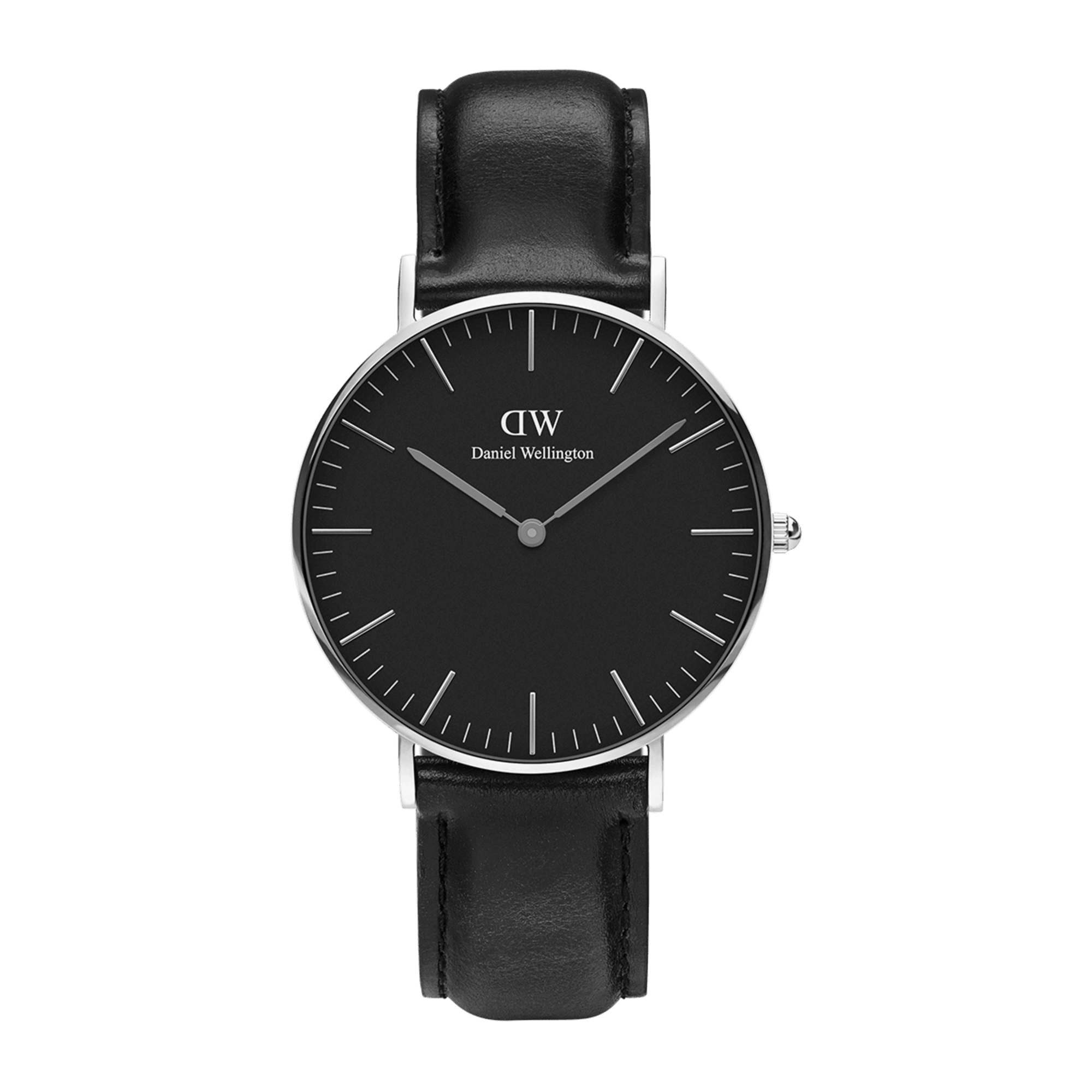 DW Classic Sheffield Black Silver Watch