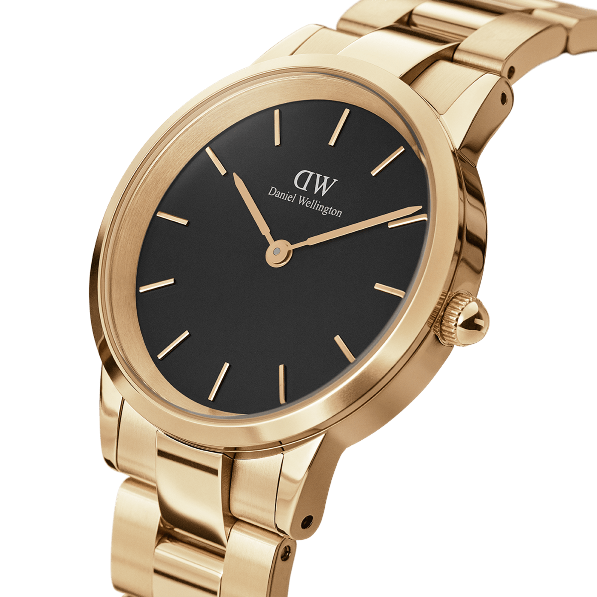 DW Iconic Link Black Gold Watch