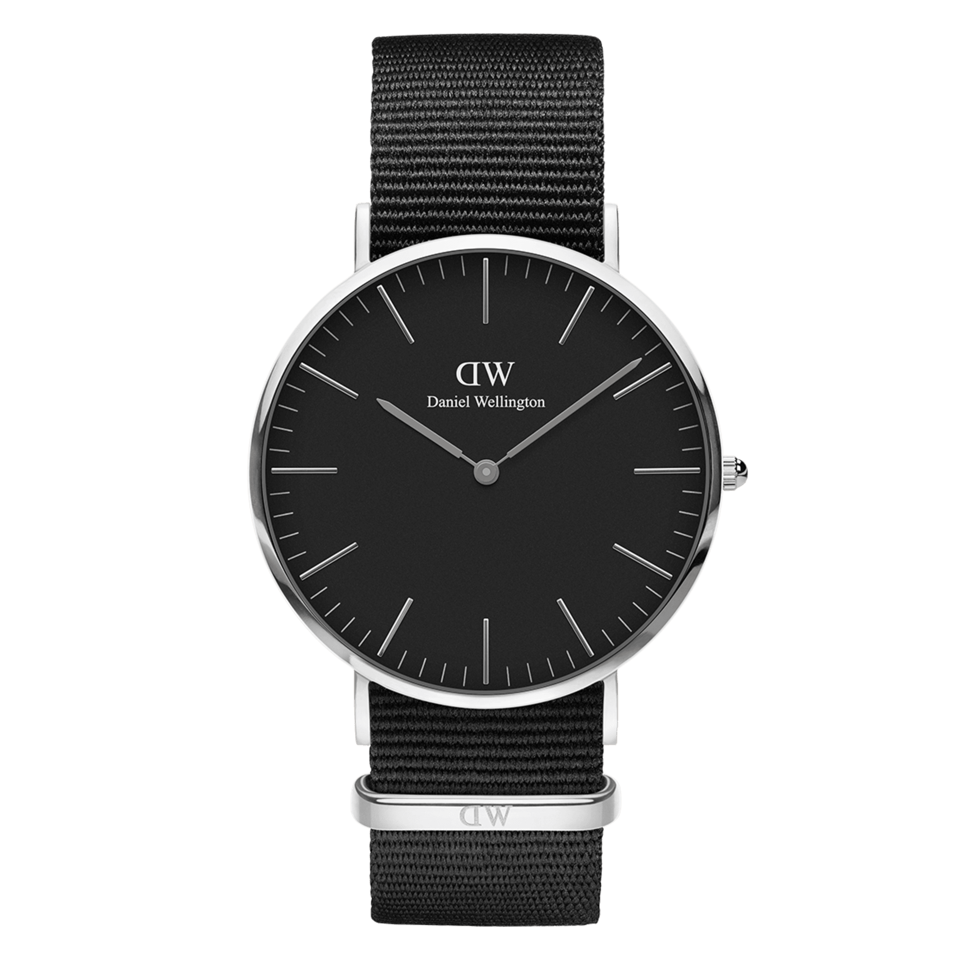 DW Classic Cornwall Black Silver Watch