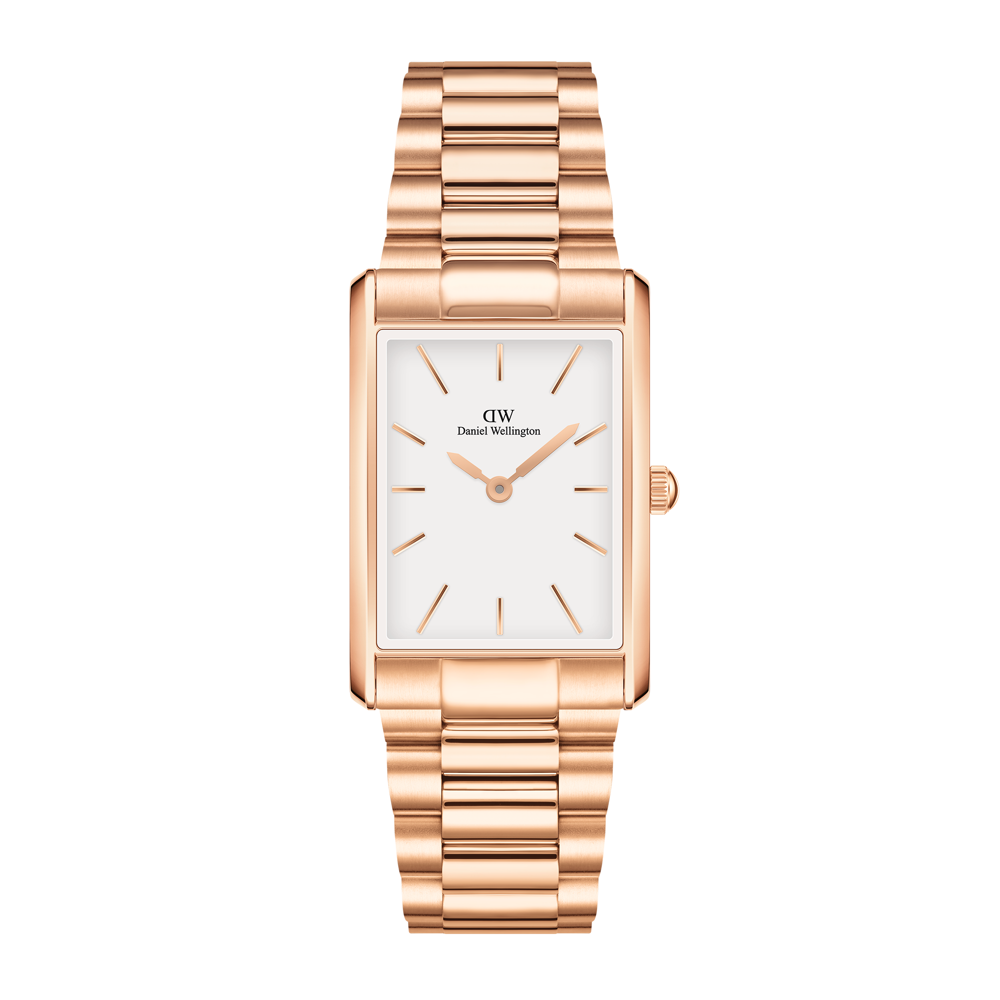 DW Bound 3-Link Rose Gold Watch