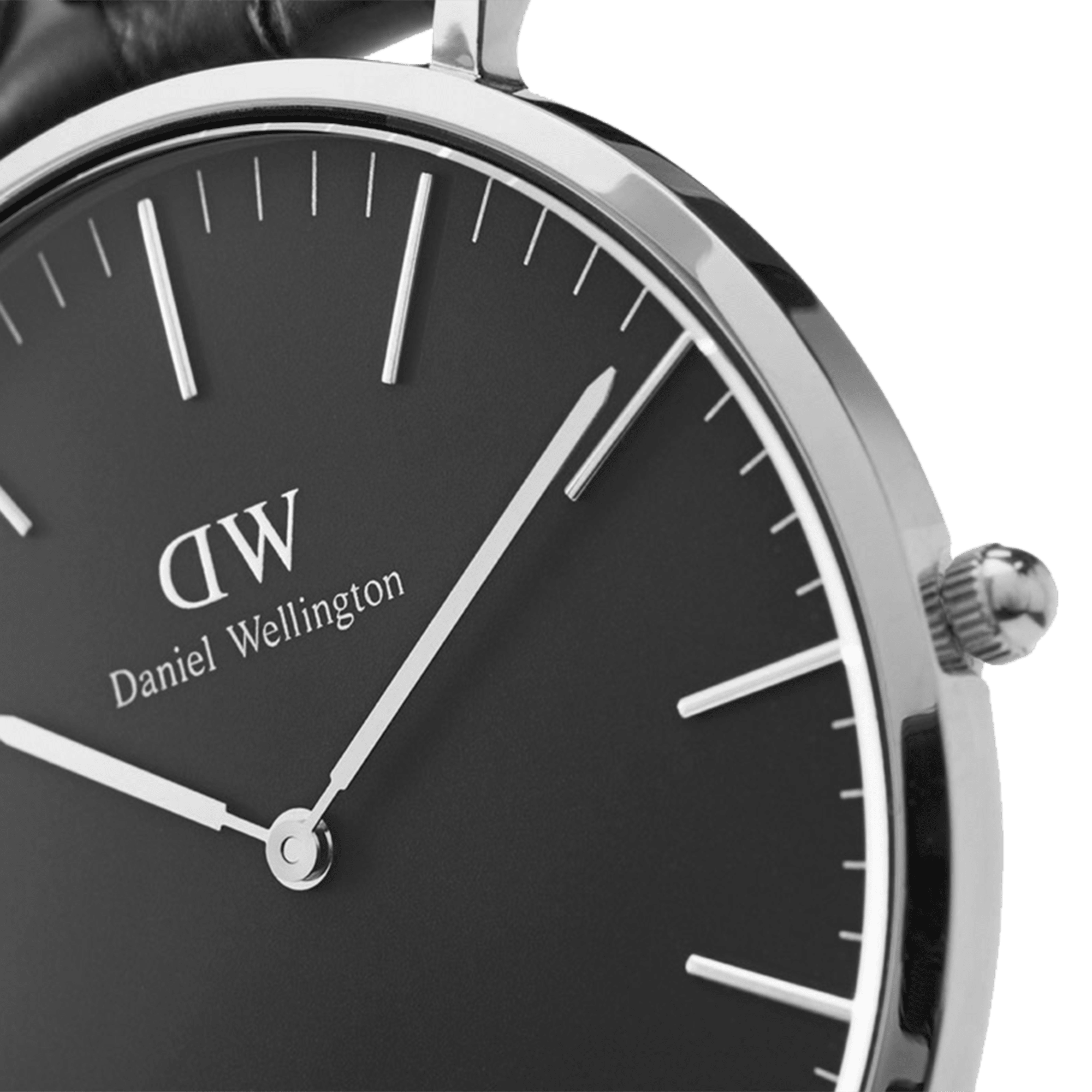 DW Classic Cornwall Black Silver Watch
