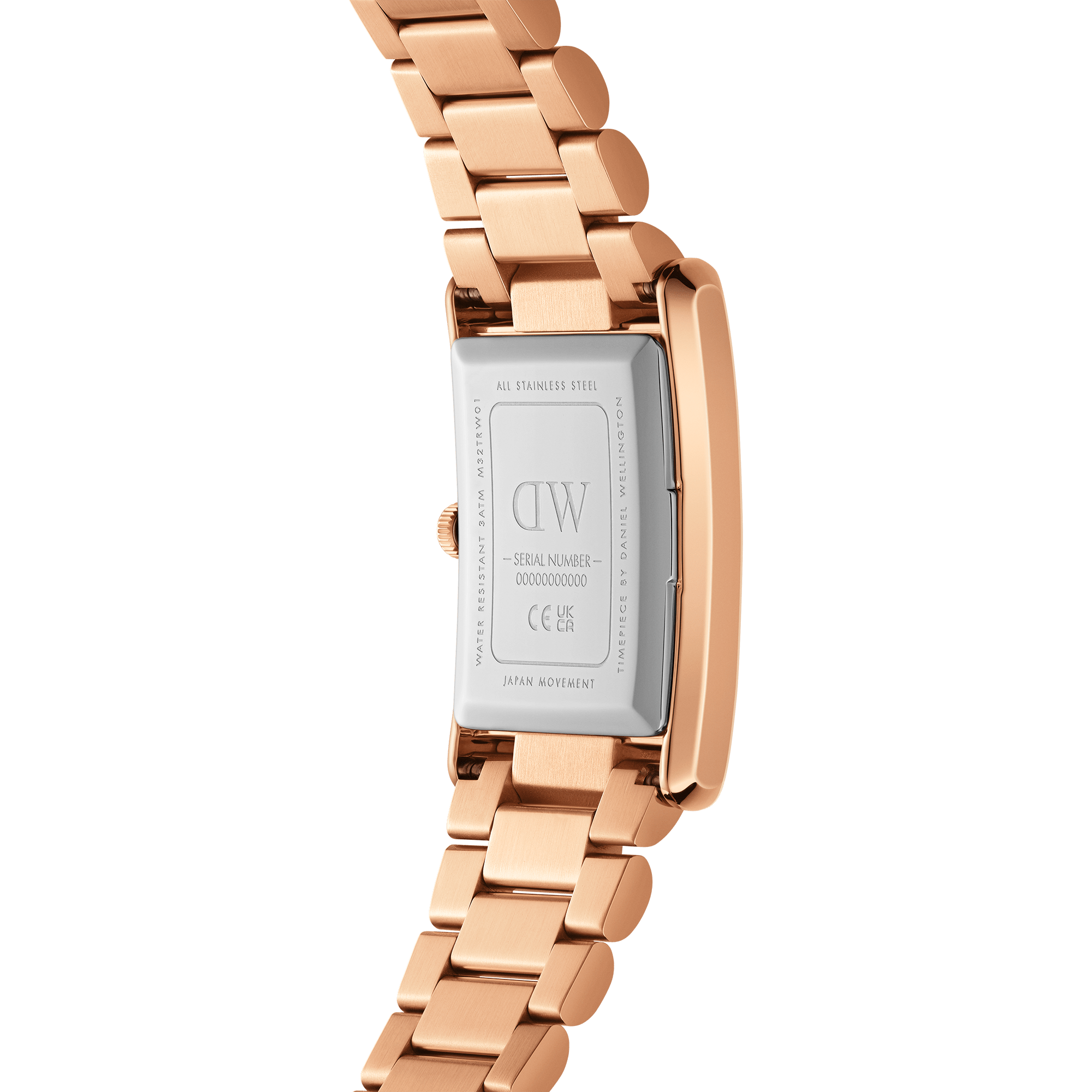 DW Bound 3-Link Rose Gold Watch
