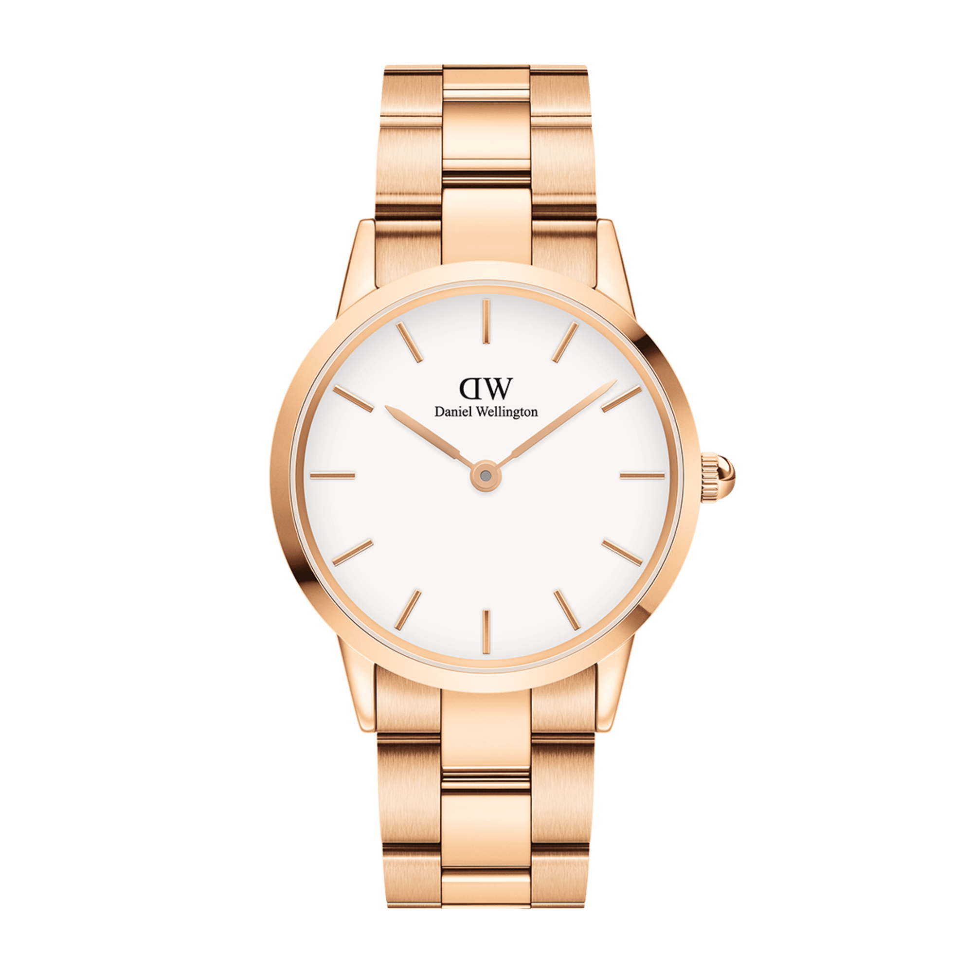 DW Iconic Link Rose Gold Watch