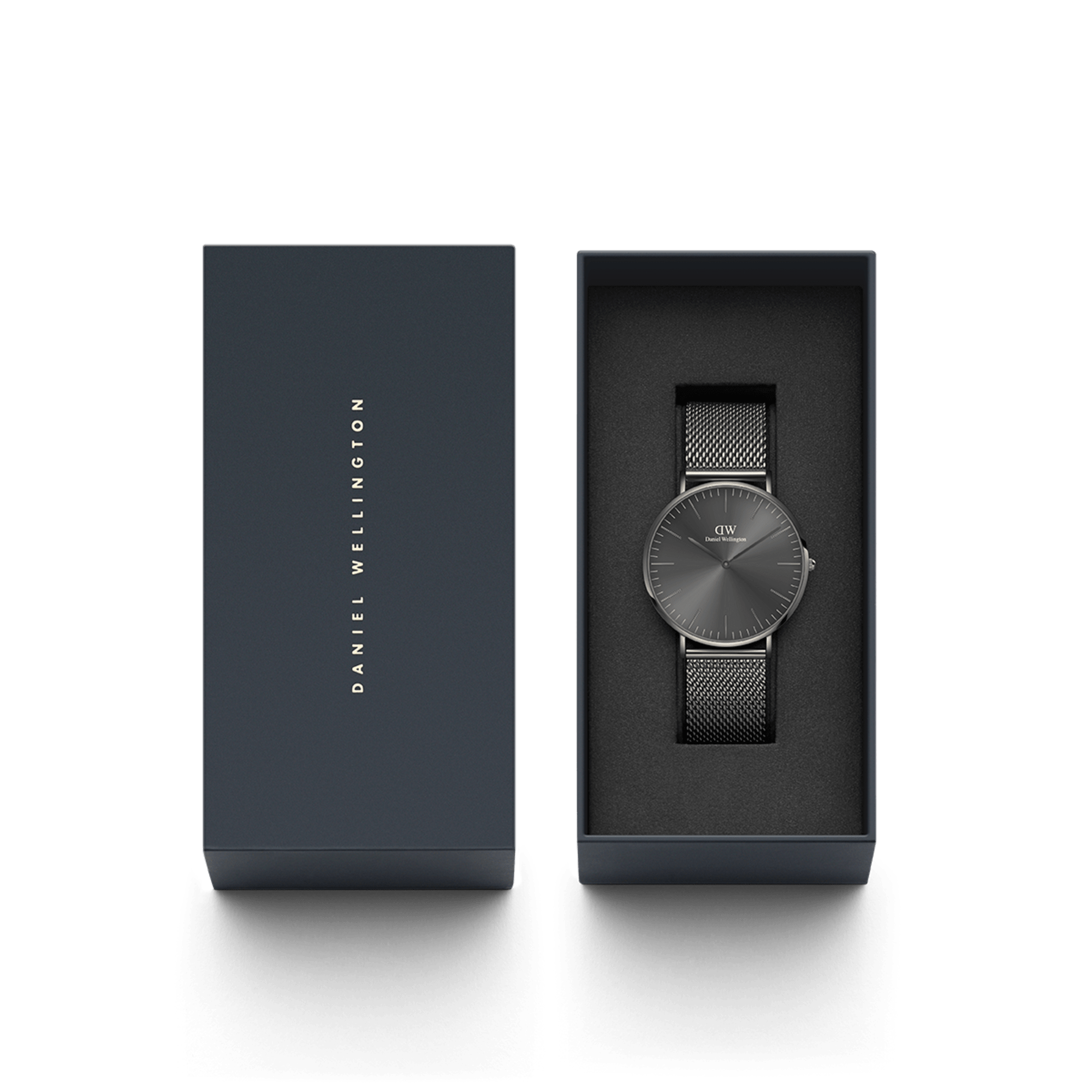 DW Classic Mesh Graphite Watch
