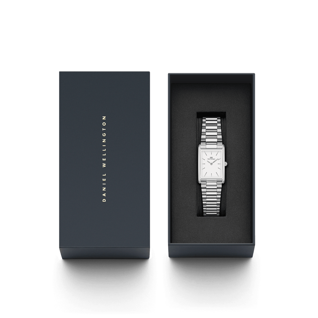 DW Bound 3-Link Silver Watch